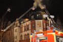 Feuer 3 Dachstuhlbrand Koeln Muelheim Gluecksburgstr P097